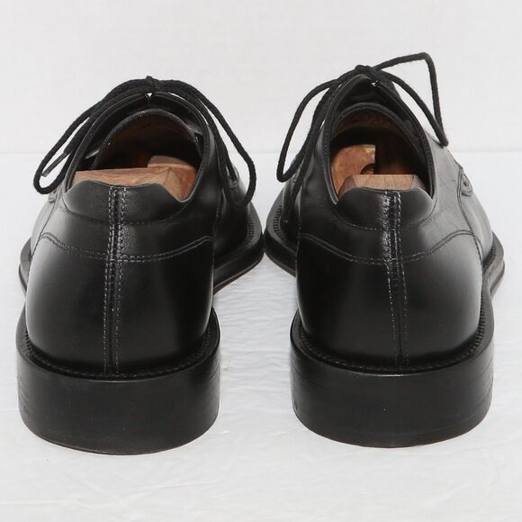 ANTONIO MAURIZI Shoes Mens 10 EU 43 Dress Black Leather Square Toe Formal Oxford main image 16